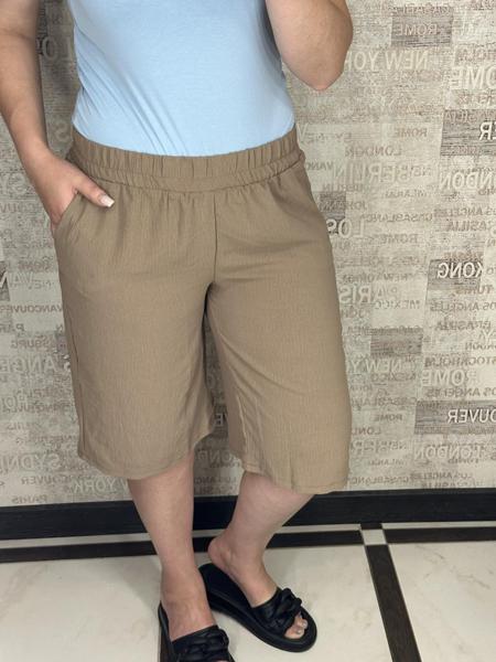 Шорты Valentina (48-58) 001 d.beige (лето)