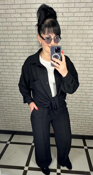 Костюм Valentina (42-52) 034-1 black (деми)