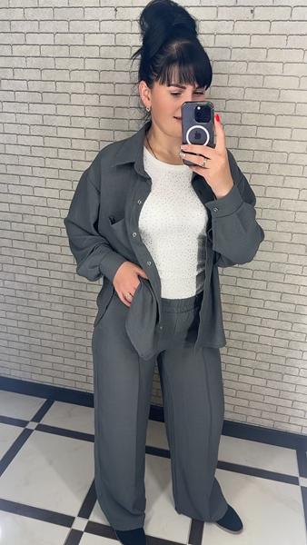 Костюм Valentina (42-52) 034-1 d.grey (деми)