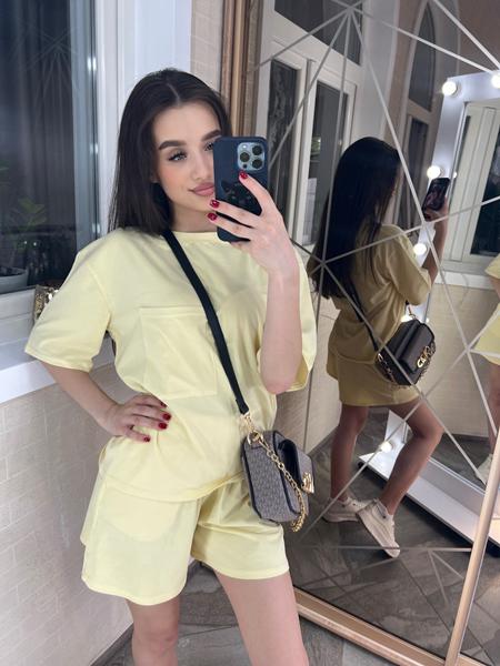 Костюм Valentina (42-50) 041 l.yellow (лето)