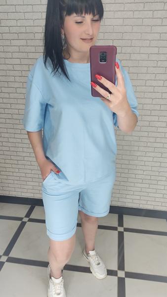 Костюм Valentina (48-56) 043-3 l.blue (лето)