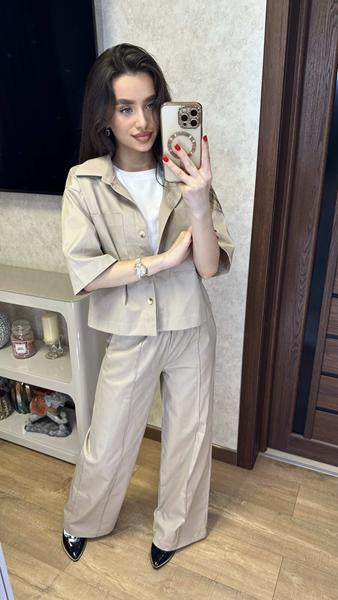 Костюм Valentina (42-48) 076 beige (деми)