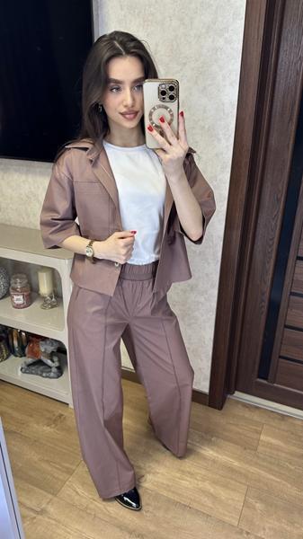 Костюм Valentina (42-48) 076 brown (деми)