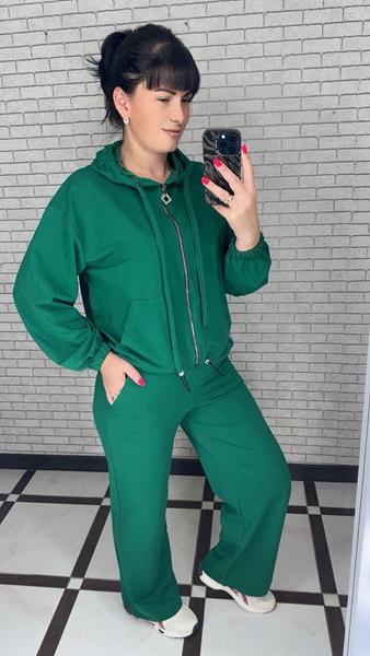 Костюм спорт Valentina (42-52) 078 green (деми)