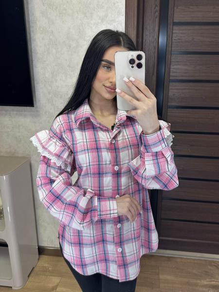 Рубашка Valentina (46-52) 10 pink (деми)
