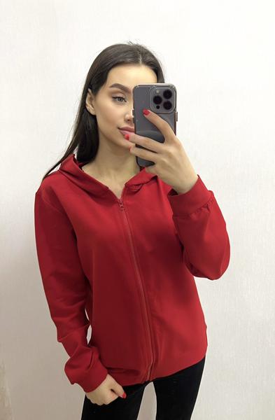 Кофта спорт Valentina (42-48) VL135 red (деми)