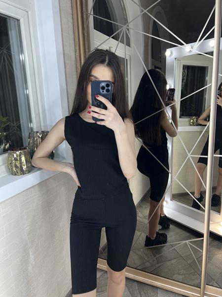 Костюм Valentina (42-48) VL145 black (лето)