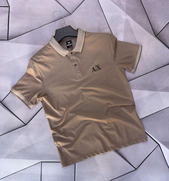 Футболка Rassul (S-2XL) 66927 l.brown (лето)