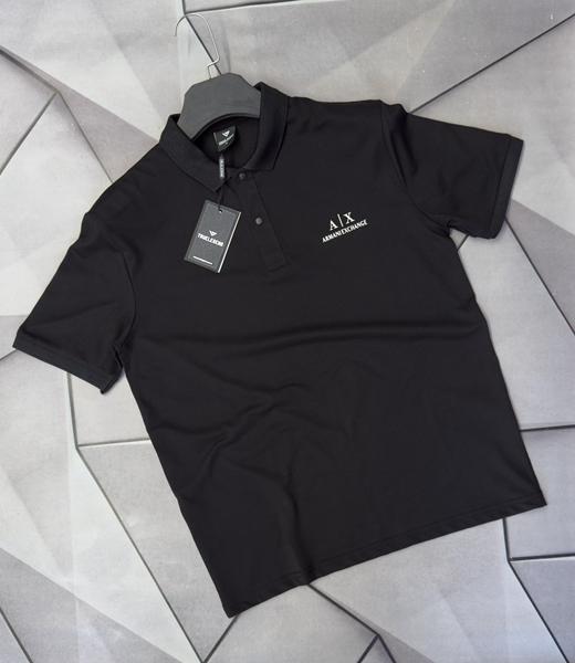 Футболка Rassul (S-2XL) 66936 black (лето)