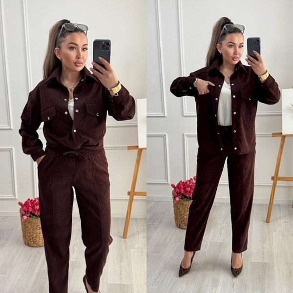 Костюм Alisa Brand (42-52) 1002 d.brown (деми)