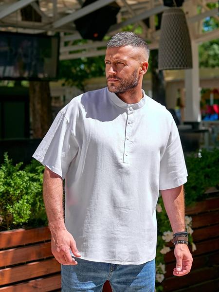 Рубашка Alisa Brand (S-L) 401 white (лето)