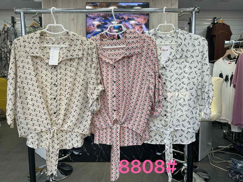 Рубашка JJF (XL-4XL) 8808 white (деми)