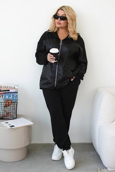 Костюм спорт Style Nadezhda (50-64) 1015 black (деми)