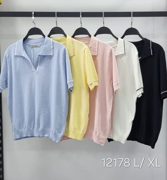 Футболка Style Nadezhda (L-XL) 12178 l.blue (лето)