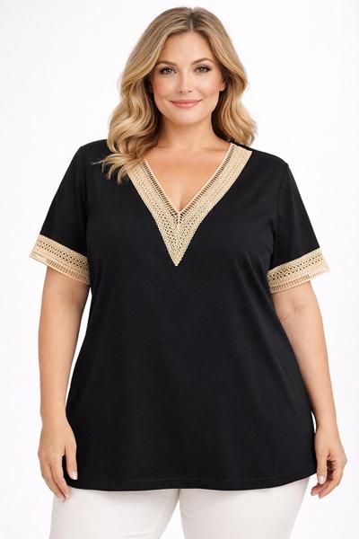 Футболка Style Nadezhda (50-56) 148 black (лето)