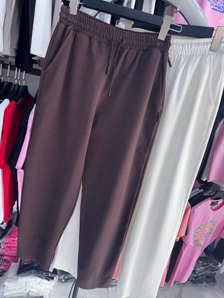 Штаны спорт Style Nadezhda (S-L) 1513 brown (деми)