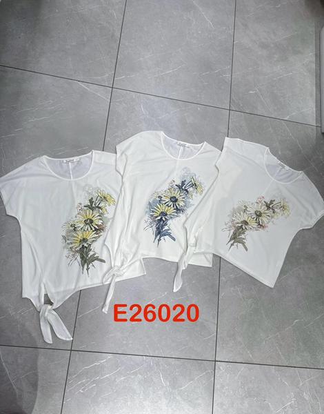 Футболка Style Nadezhda (L-5XL) 26020 white-beige (лето)