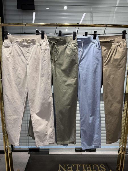 Штаны Style Nadezhda (L-5XL) 26112 khaki (деми)