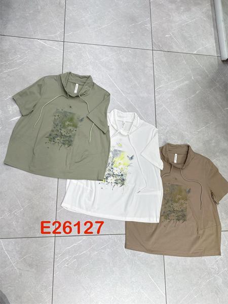 Футболка Style Nadezhda (XL-6XL) 26127 brown (лето)