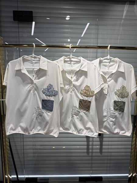 Футболка Style Nadezhda (XL-6XL) 26129 white-blue (лето)