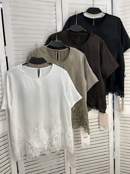 Футболка Style Nadezhda (one size) 9143 khaki (лето)