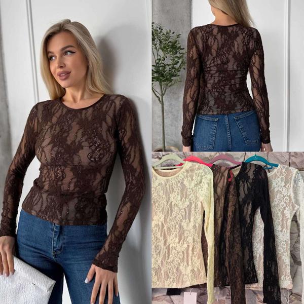 Свитер Style Nadezhda (40-46) SN591 brown (лето)