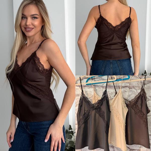 Майка Style Nadezhda (40-46) SN598 brown (лето)