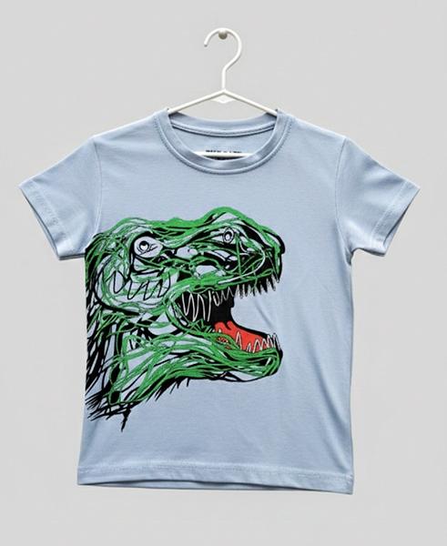 Футболка Dino (4-8) DN557 l.grey (лето)