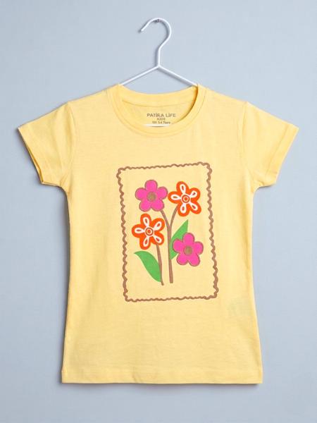 Футболка Dino (4-8) DN534 yellow (лето)