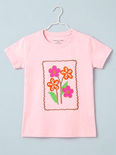 Футболка Dino (4-8) DN540 powder (лето)