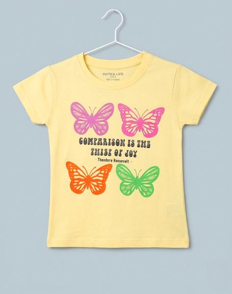 Футболка Dino (4-8) DN541 yellow (лето)