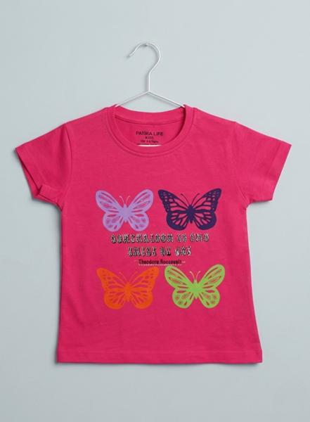 Футболка Dino (4-8) DN542 fuchsia (лето)