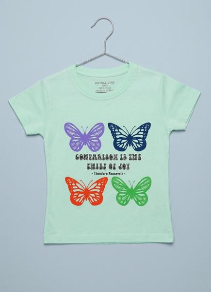 Футболка Dino (4-8) DN547 l.green (лето)