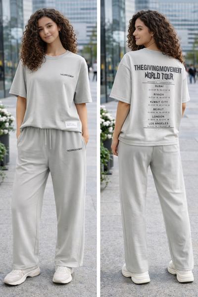 Костюм спорт Major (S-L) 7934 l.grey (деми)