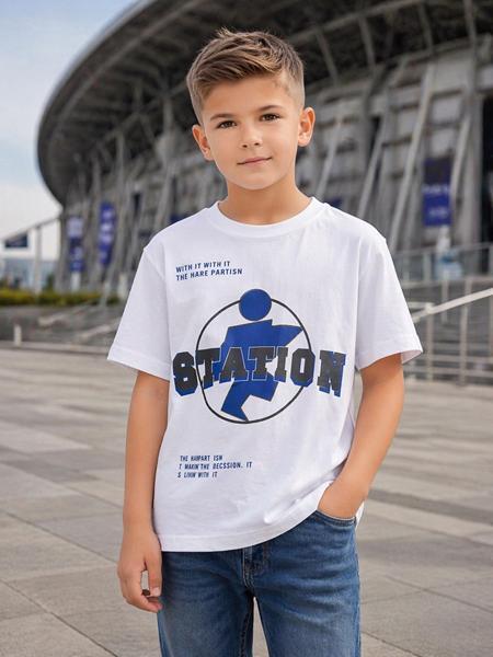 Футболка Major (6-10) M804 white (лето)