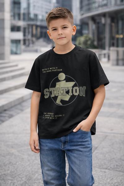 Футболка Major (6-10) M806 black (лето)