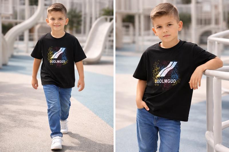 Футболка Major (6-10) M810 black (лето)