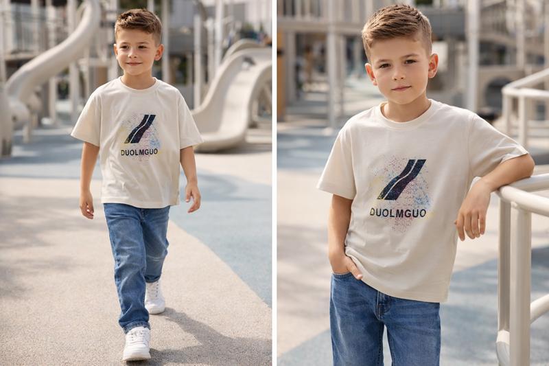 Футболка Major (6-10) M811 beige (лето)