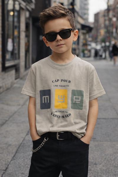 Футболка Major (6-10) M813 beige (лето)