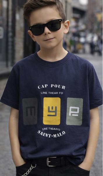 Футболка Major (6-10) M816 navy (лето)