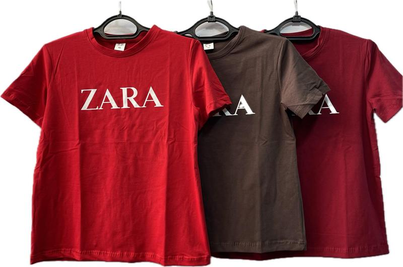 Футболка Shoptime (42-50) S819 red (лето)