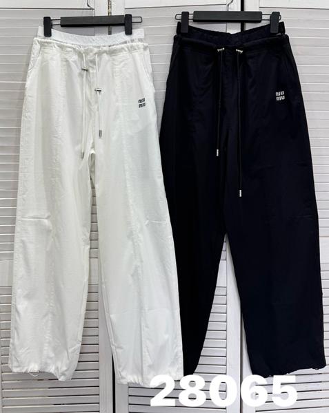 Штаны спорт DIVO (M-XL) 28065 white (деми)