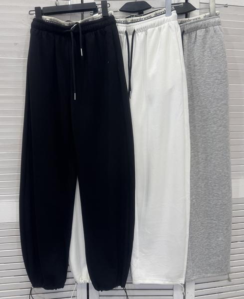 Штаны спорт DIVO (M-XL) DV712 white (деми)