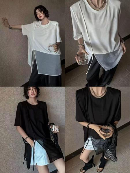 Блузка DIVO (one size) DV797 white (лето)