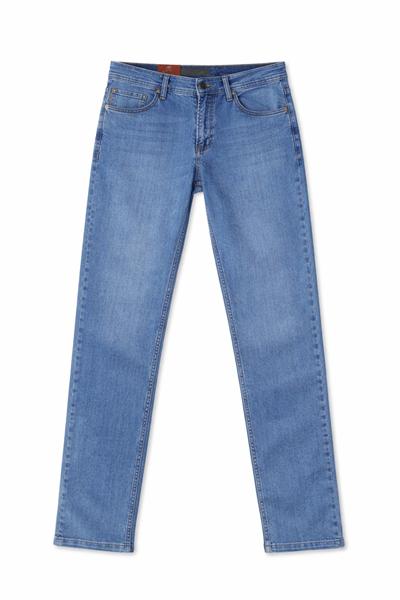 Джинсы Bromley (30-38) 4082 l.blue (деми)