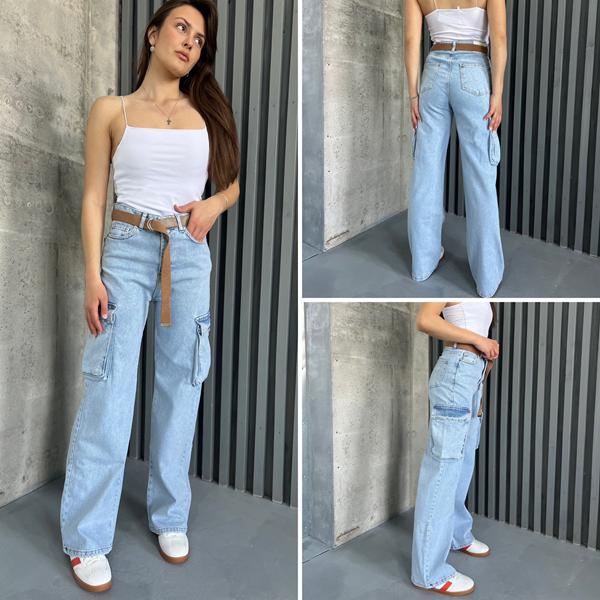 Джинсы i8denim Women (25-30) TB135 l.blue (деми)