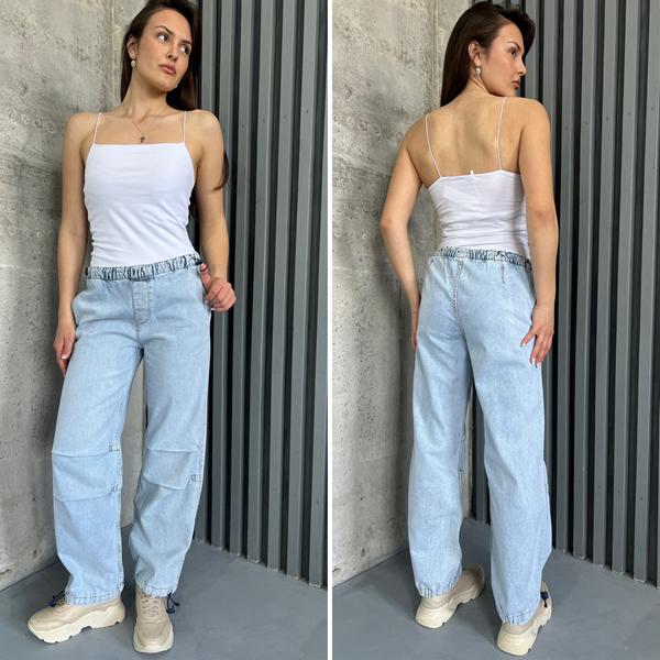 Джинсы i8denim Women (25-30) TB139 l.blue (деми)