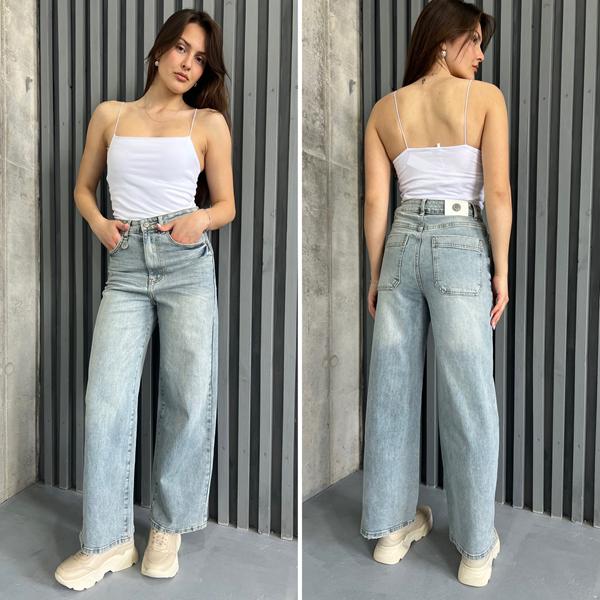 Джинсы i8denim Women (25-30) TB142 l.blue (деми)