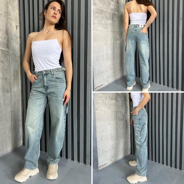 Джинсы i8denim Women (25-30) TB148 l.blue (деми)