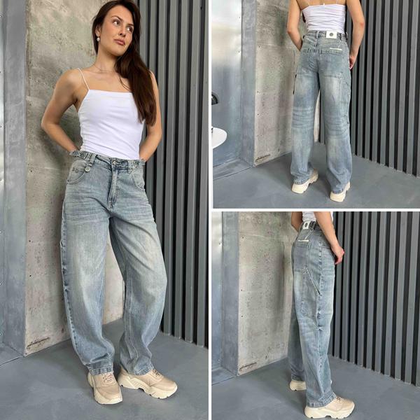 Джинсы i8denim Women (25-30) TB150 l.blue (деми)